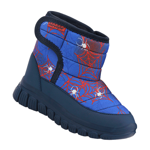 Bota Infantil Novopé Cano Baixo com Pelo Teia Azul