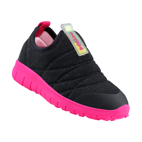 Tênis Infantil Novopé super Flex Preto Pink