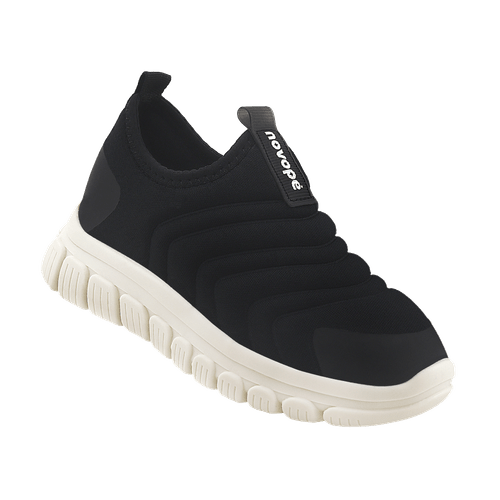 Tênis Infantil Novopé Soft Tech Super Flex Preto Off White