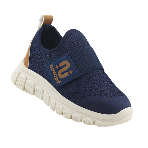 Tênis Infantil Novopé Soft Sport Super Flex Marinho Whisky