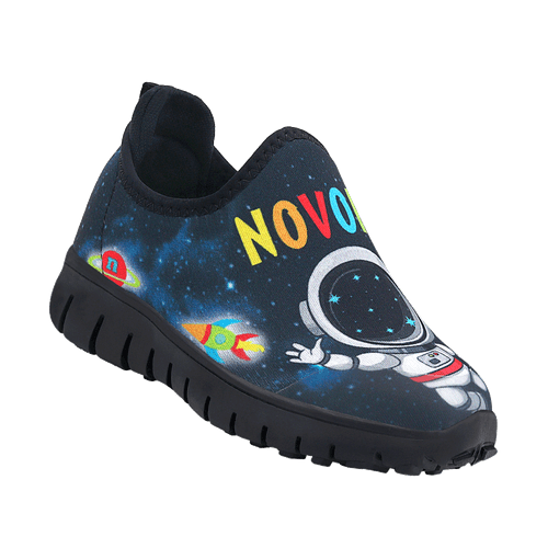 Tênis Infantil Novopé Happy Super Flexível Astronauta