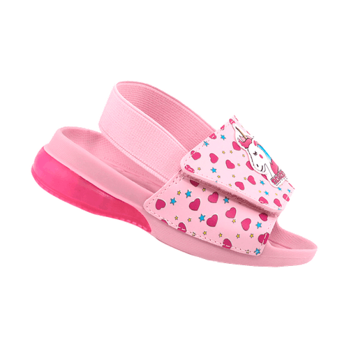 Chinelo Infantil Novopé Unicórnio Rosa BB