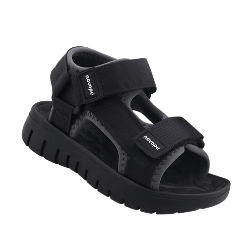 Sandália Infantil Novopé Flat Flash Preto