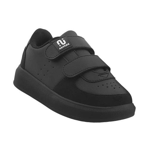 Tênis Infantil Novopé Casual com Velcro Preto