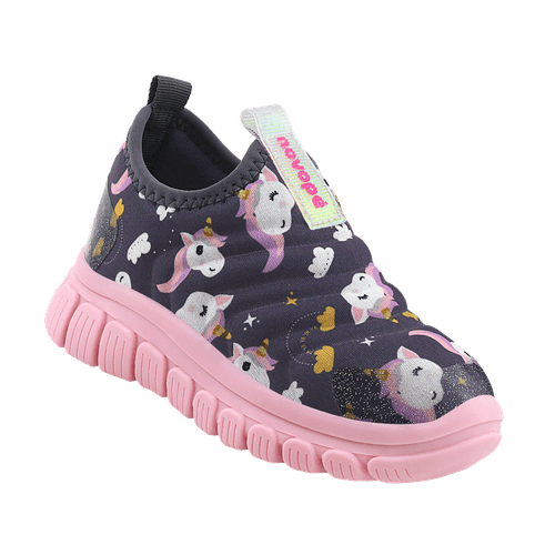 Tênis Infantil Novopé Soft Tech Super Flex Unicórnio