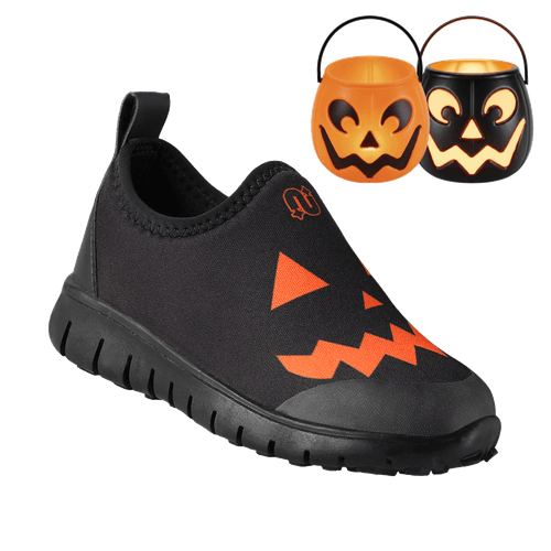 Tênis Infantil Novopé Ultra Flex Halloween Preto + Brinde