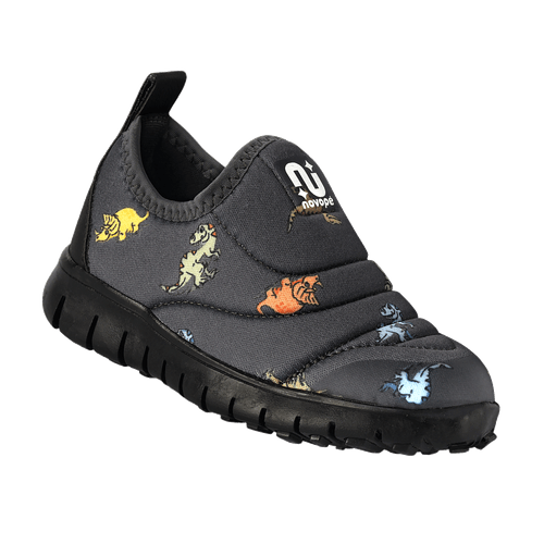 Tênis Infantil Novopé Ultra Flex Dino Chumbo