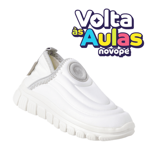 Tênis Infantil Novopé Flexyfun Branco